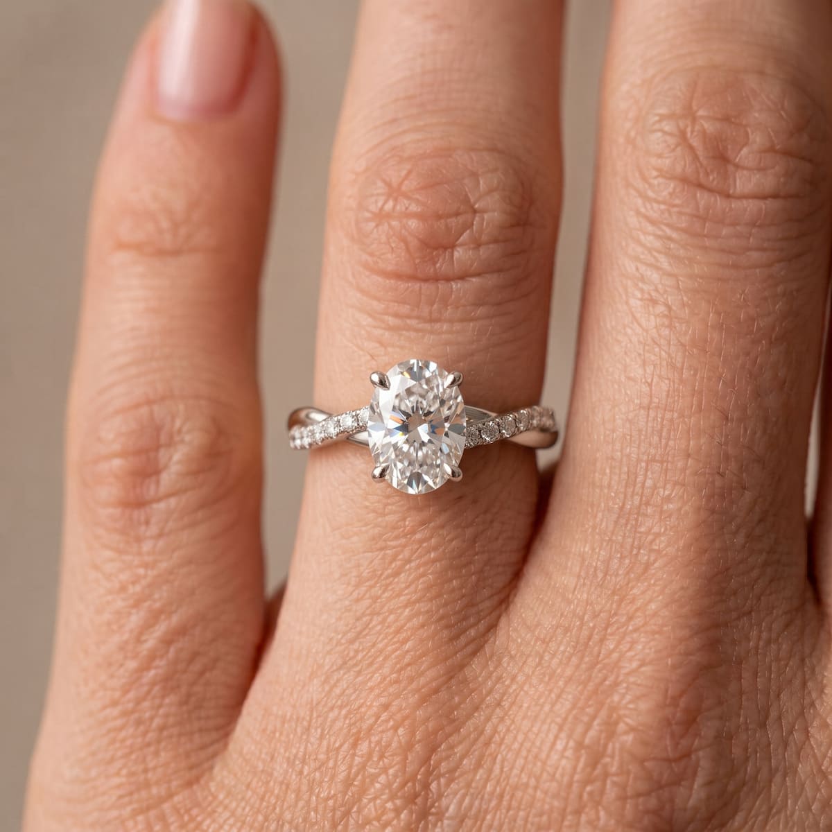 Le Sole Oval 1,18 ct. PT - BREEDIA